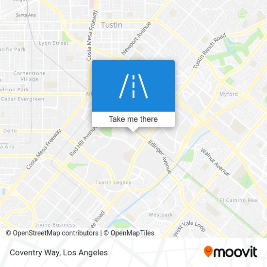 Mapa de Coventry Way