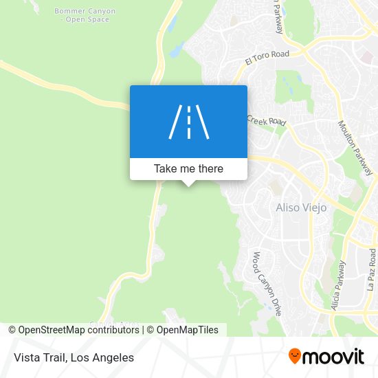 Vista Trail map