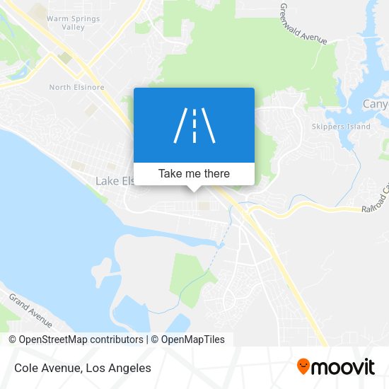 Mapa de Cole Avenue