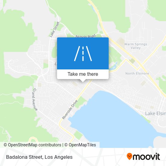 Badalona Street map