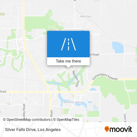 Silver Falls Drive map