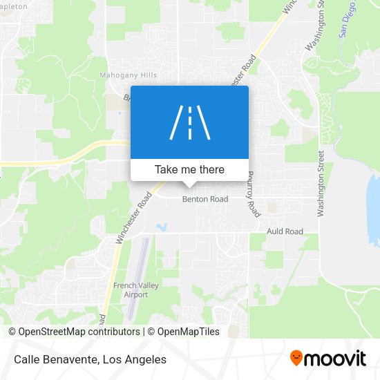Calle Benavente map