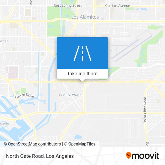 North Gate Road map