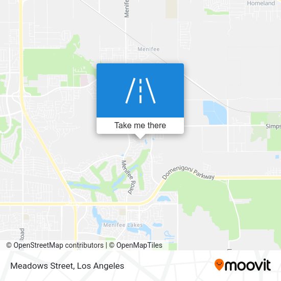 Mapa de Meadows Street
