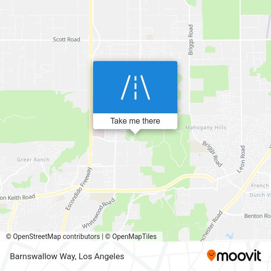 Barnswallow Way map