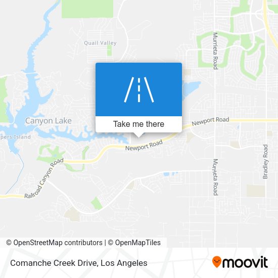 Comanche Creek Drive map