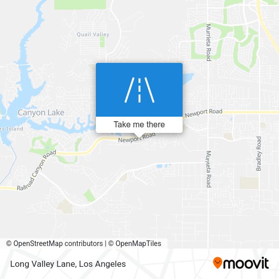 Long Valley Lane map