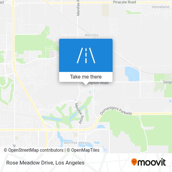Mapa de Rose Meadow Drive