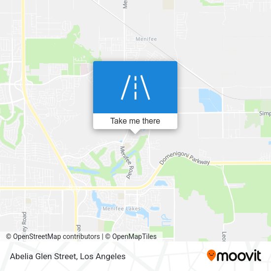 Abelia Glen Street map