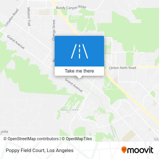 Poppy Field Court map