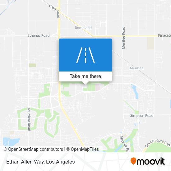 Ethan Allen Way map