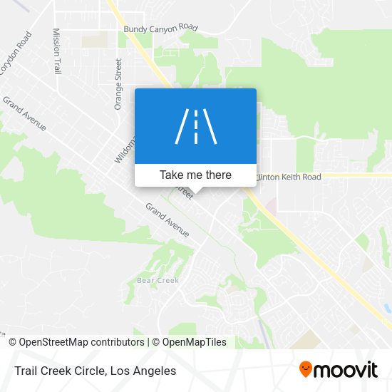 Mapa de Trail Creek Circle
