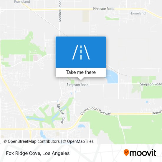 Fox Ridge Cove map