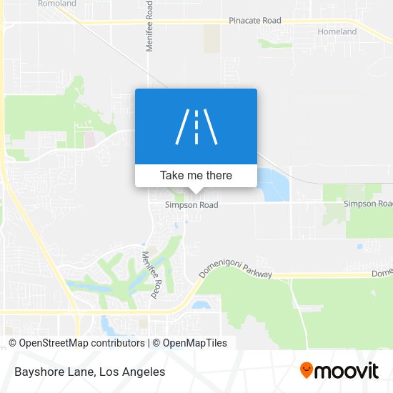 Mapa de Bayshore Lane
