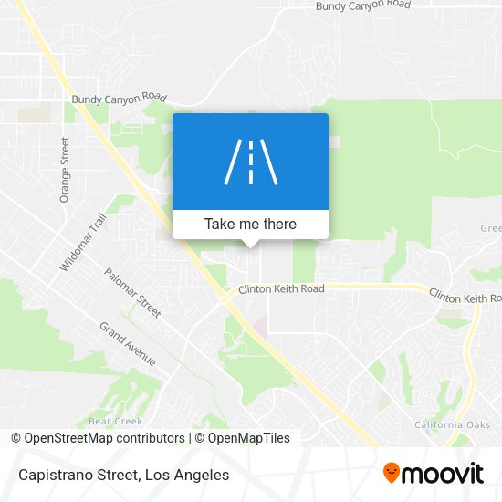 Mapa de Capistrano Street