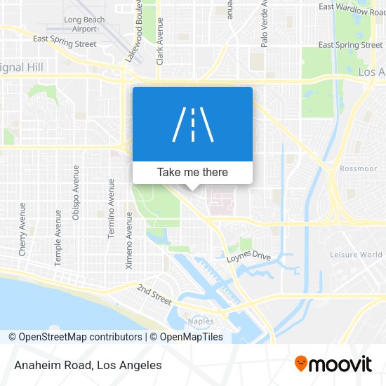 Anaheim Road map