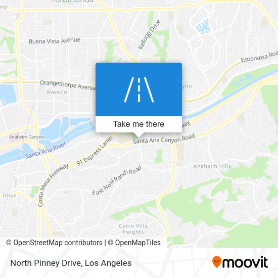 Mapa de North Pinney Drive