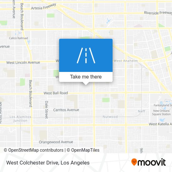 Mapa de West Colchester Drive