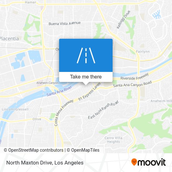 North Maxton Drive map