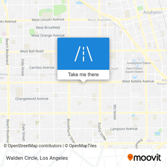 Mapa de Walden Circle