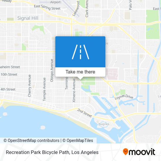 Recreation Park Bicycle Path map