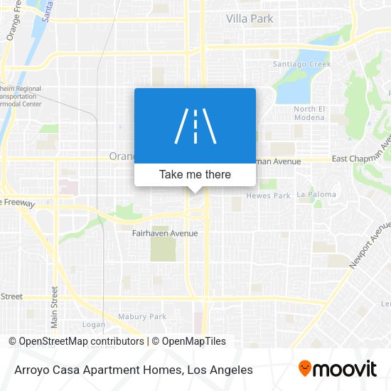 Arroyo Casa Apartment Homes map