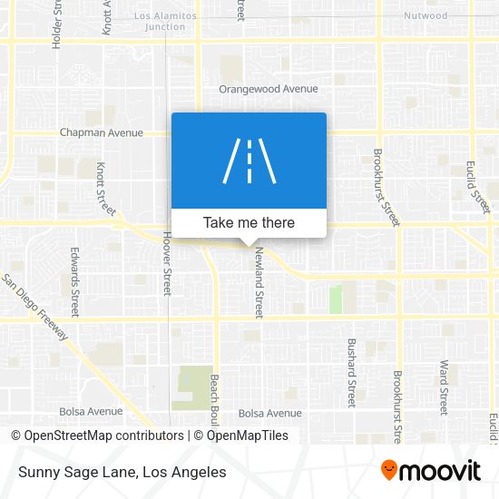 Sunny Sage Lane map