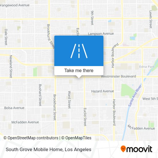 Mapa de South Grove Mobile Home