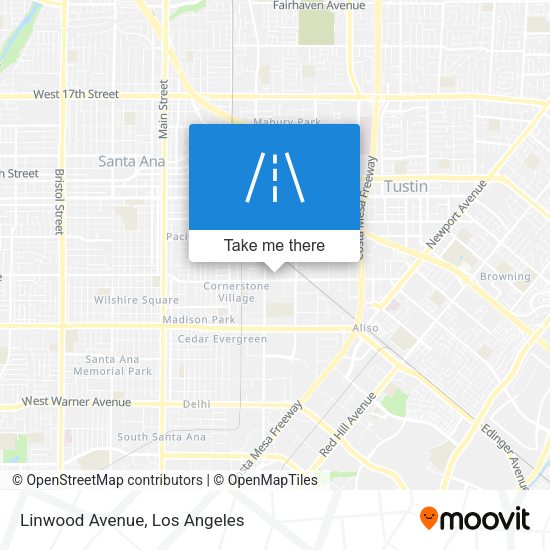 Mapa de Linwood Avenue