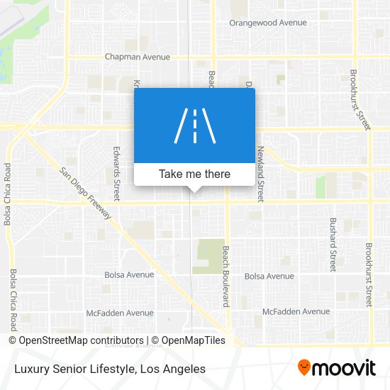 Luxury Senior Lifestyle map