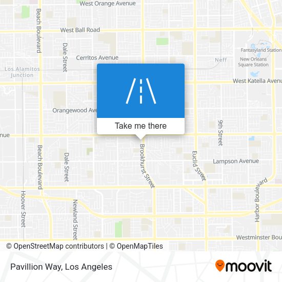 Mapa de Pavillion Way