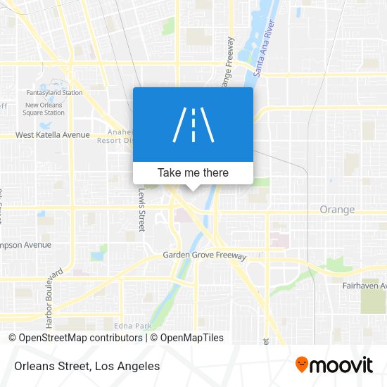 Mapa de Orleans Street