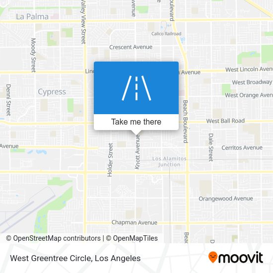 West Greentree Circle map