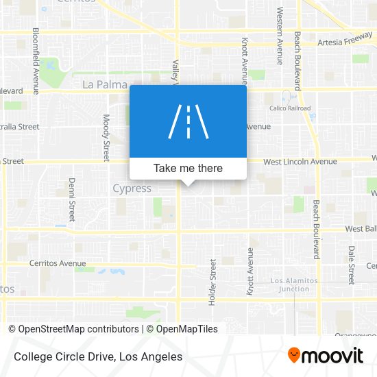 College Circle Drive map