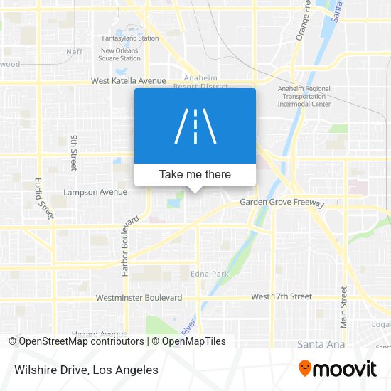 Mapa de Wilshire Drive