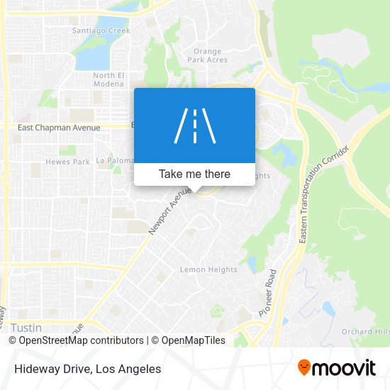 Mapa de Hideway Drive