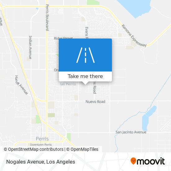 Nogales Avenue map