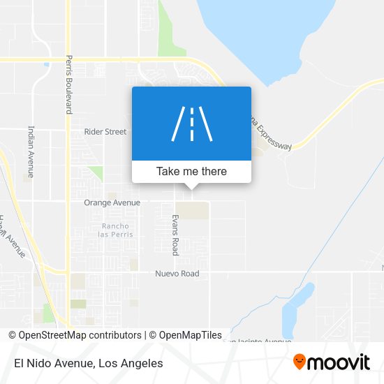 Mapa de El Nido Avenue