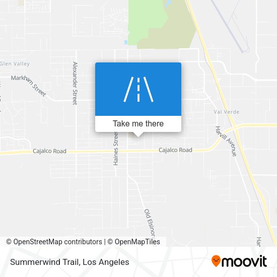 Summerwind Trail map