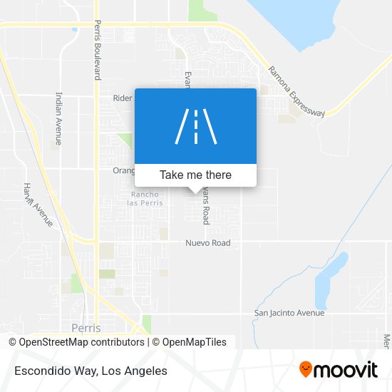Mapa de Escondido Way