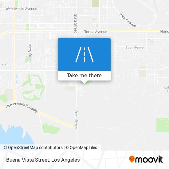 Buena  Vista Street map