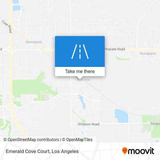 Emerald Cove Court map