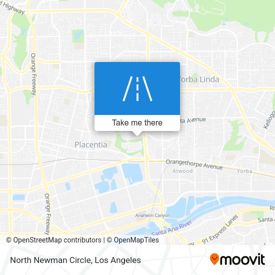 North Newman Circle map