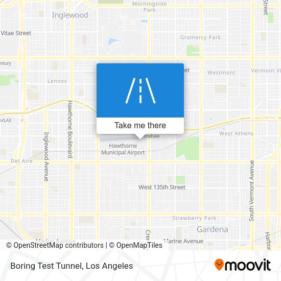 Boring Test Tunnel map