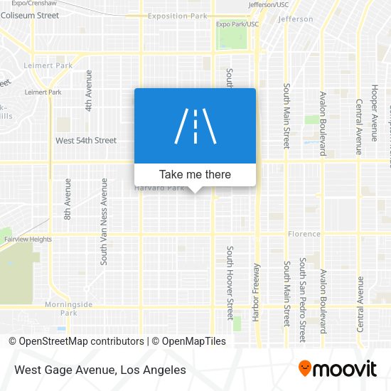 Mapa de West Gage Avenue