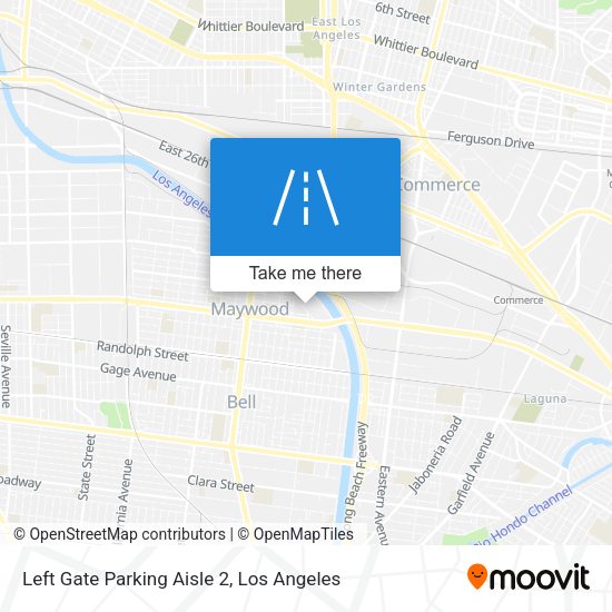 Mapa de Left Gate Parking Aisle 2
