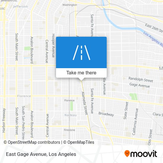 East Gage Avenue map