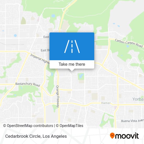 Cedarbrook Circle map