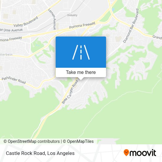Castle Rock Road map