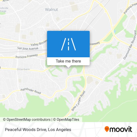 Peaceful Woods Drive map